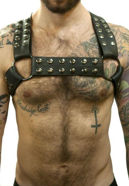Crossed Back 2" Leather Half-Harness