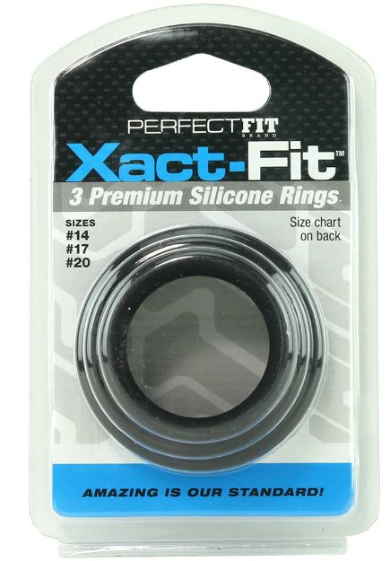 C-Ring 3PK Premium en silicone Xact-Fit-Varié (#14-17-2)