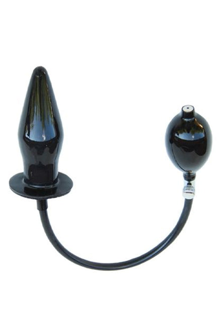 Plug anal gonflable rigide