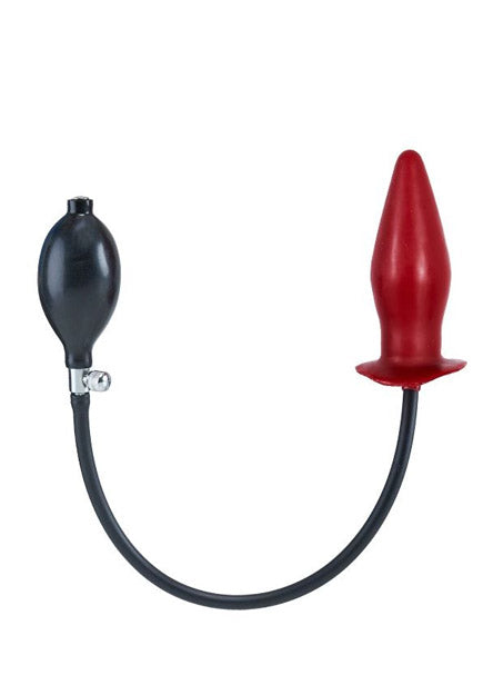 Inflatable Red Anal Plug - Large | Mister B
