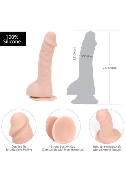 Brad 7.5" Dildo with Balls