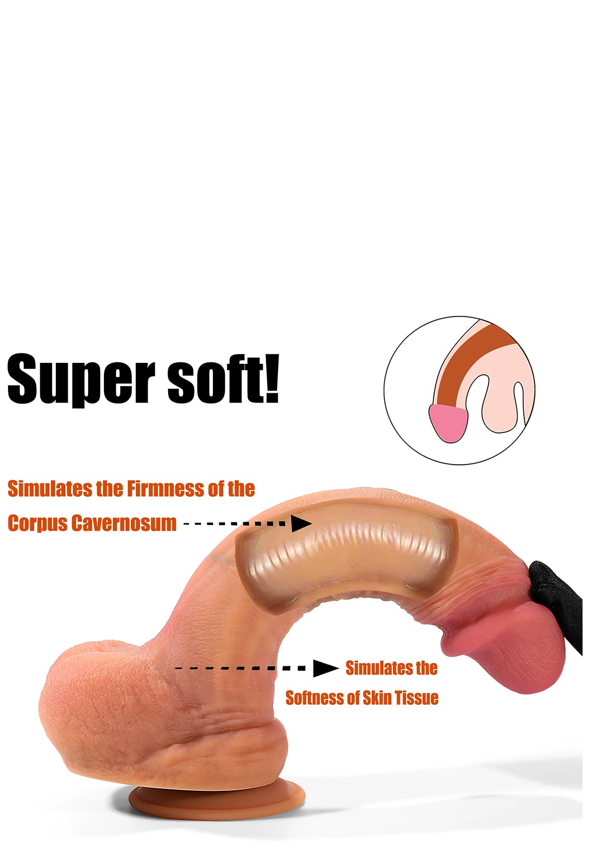 Michael: 6in Realistic Dildo | Adore U