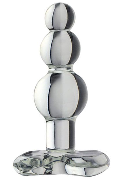 Plug anale en verre à 3 boules Blown