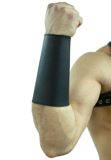 Gantelet Cuir Noir Régulier