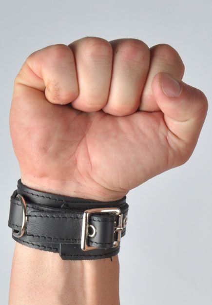 Leather Handcuff Bracelet