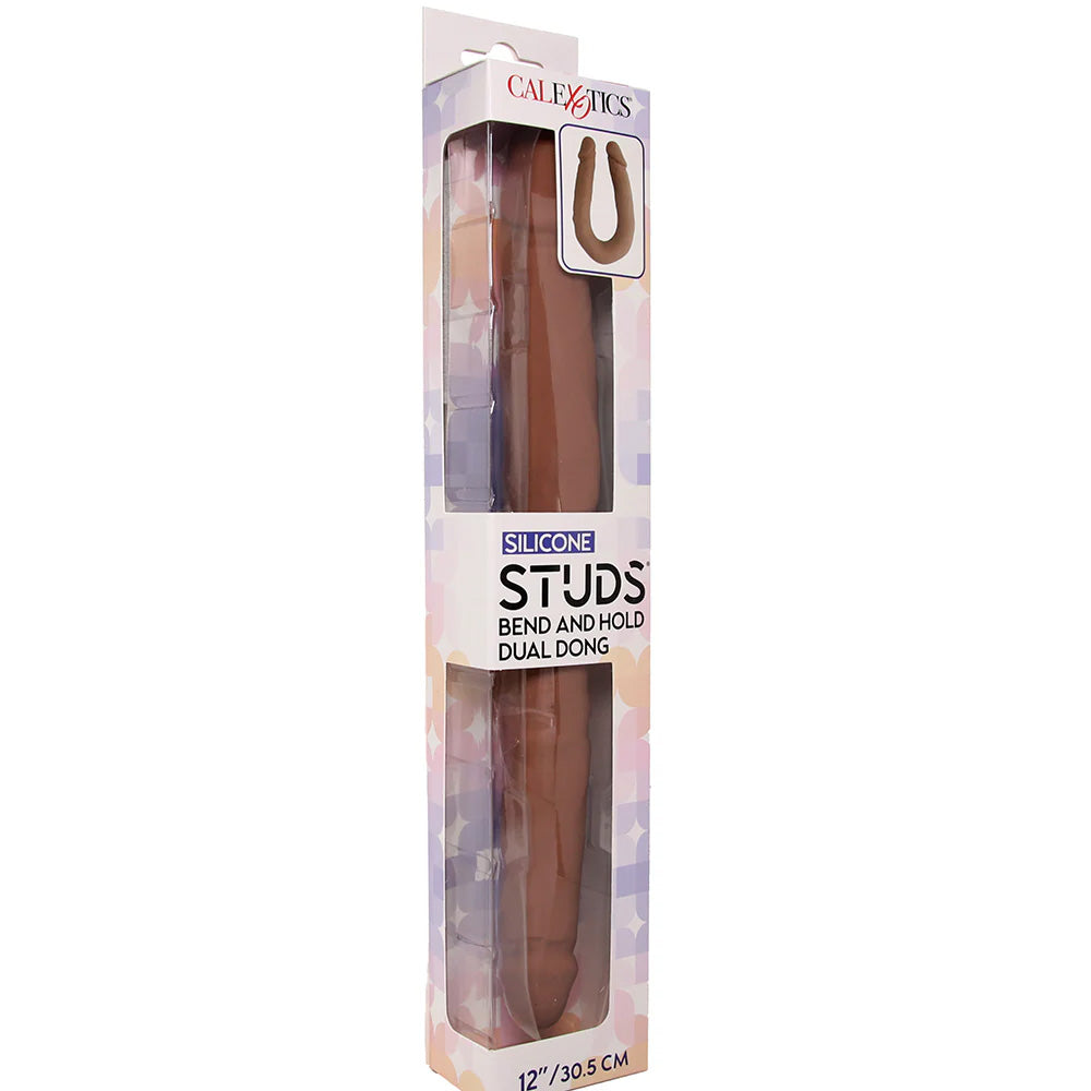 Studs Bend & Hold 12in Double Dong | California Exotics