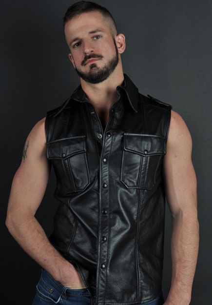 Sleeveless Police Shirt