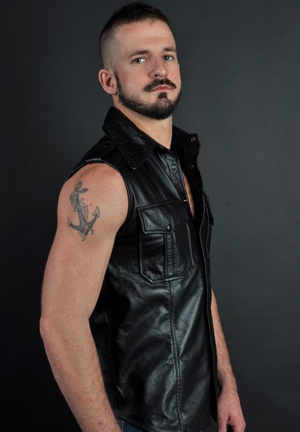 Sleeveless Police Shirt