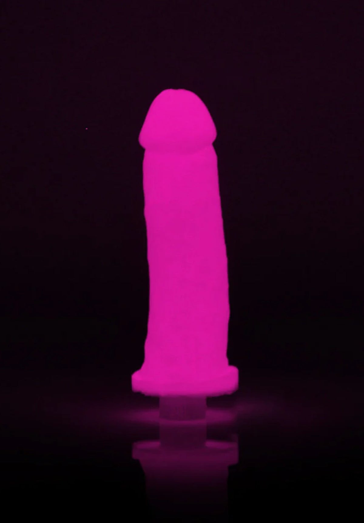 Glow In the Dark Hot Pink Replica Dildo | Clone-A-Willy