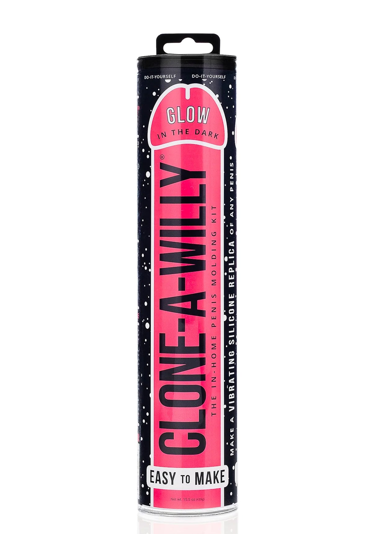 Glow In the Dark Hot Pink Replica Dildo | Clone-A-Willy