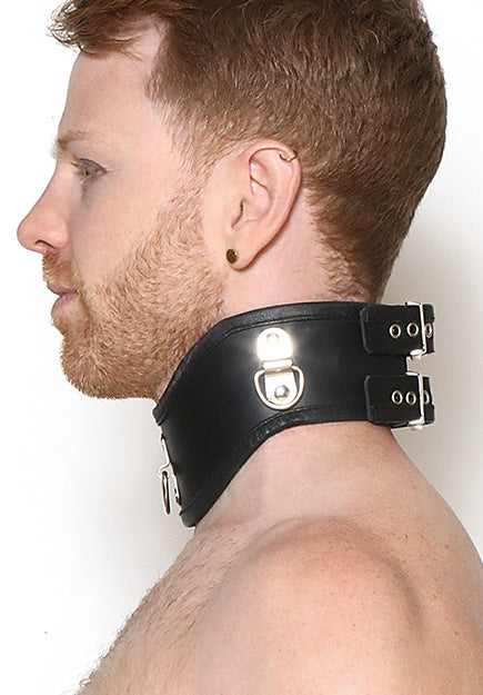 French Training 2.5" Leather Collar | PRIAPE Leather