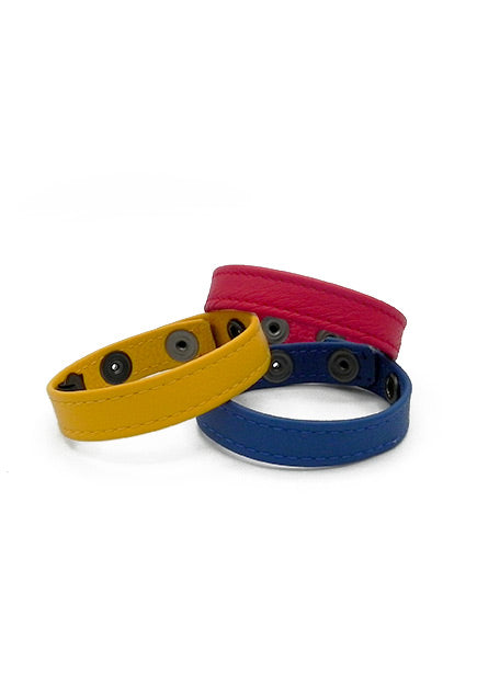 C-Ring en cuir de couleur