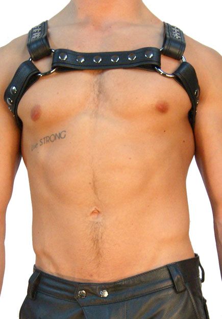 Crossed Back 1.5'' Half Harness