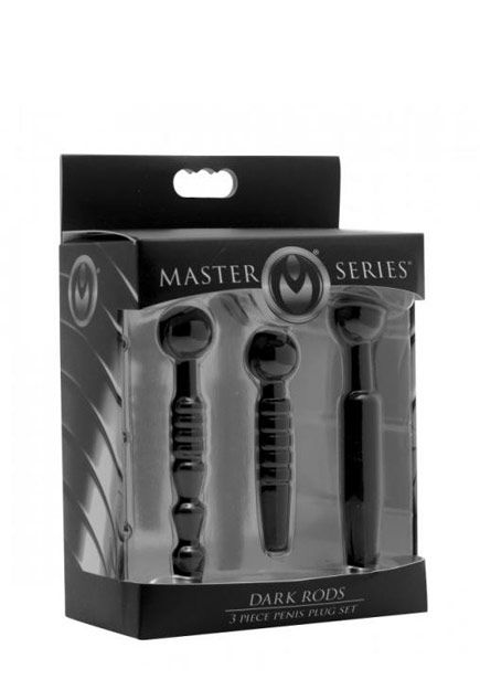 Dark Rods Penis Plug Set