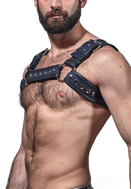 Demi-Harnais Bulldog Denim