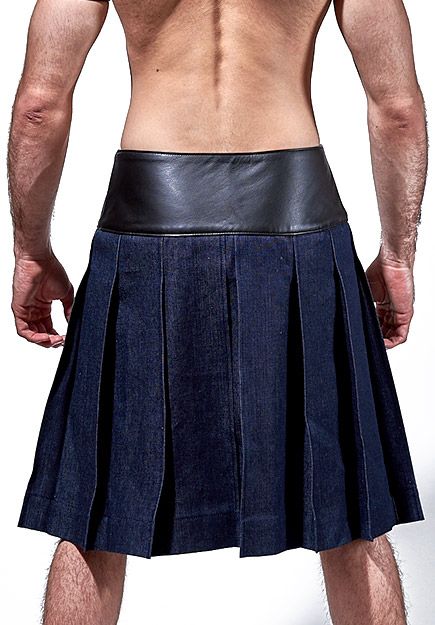 Denim Sporran Kilt