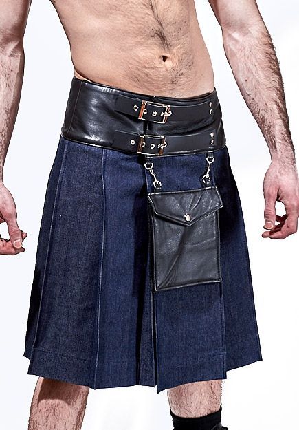 Denim Sporran Kilt