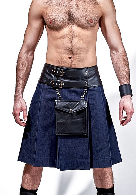 Denim Sporran Kilt