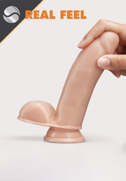Realistic 7in Self-Lubricating Dildo | Dr Skin Glide