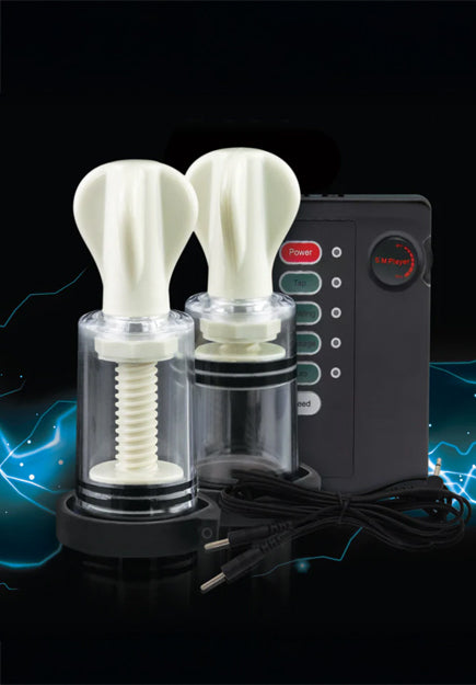 Electro Shock Twist Up Nipple Sucker Kit | XBLISS