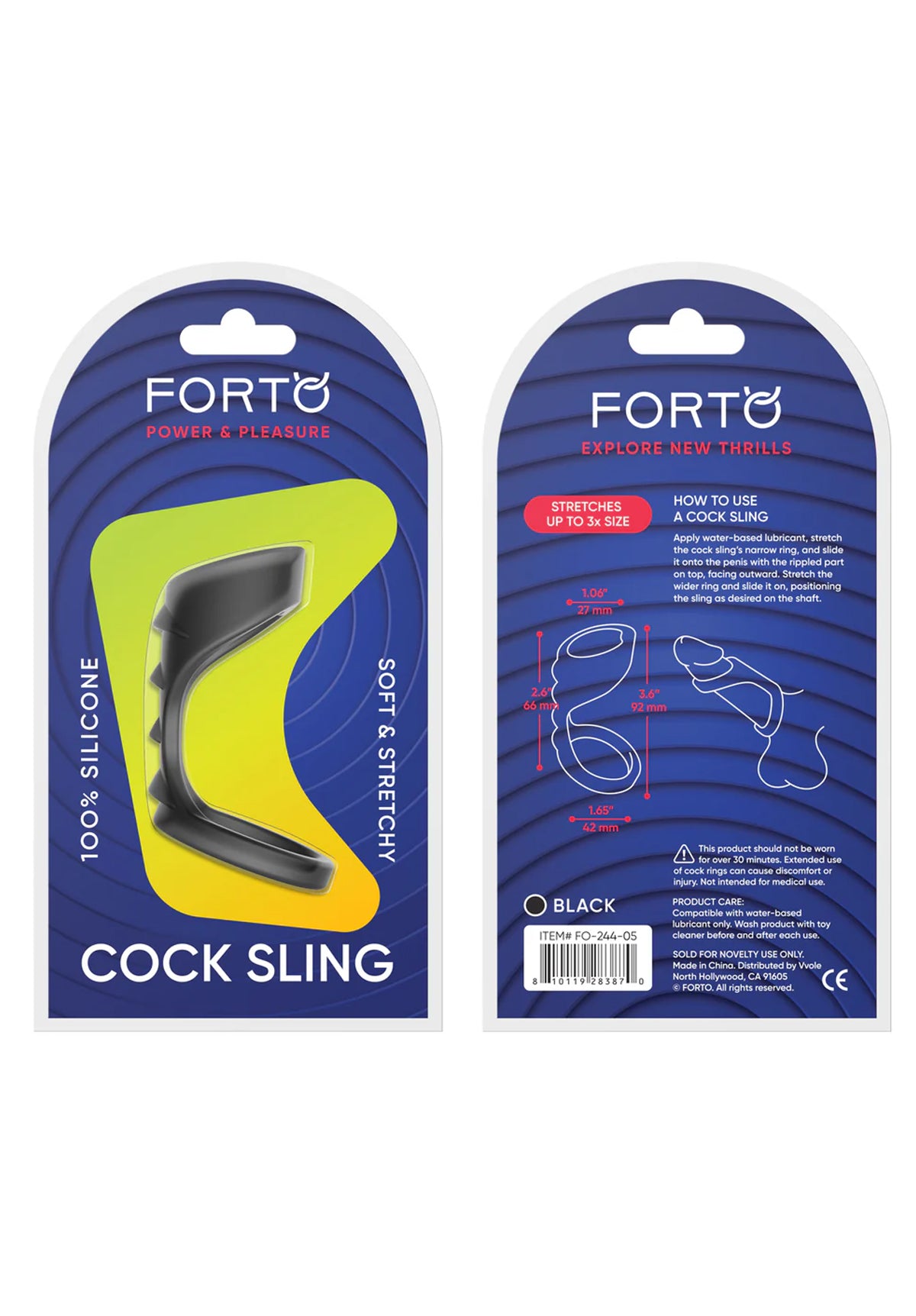 F-45: Textured Bridge Cock Sling | Forto