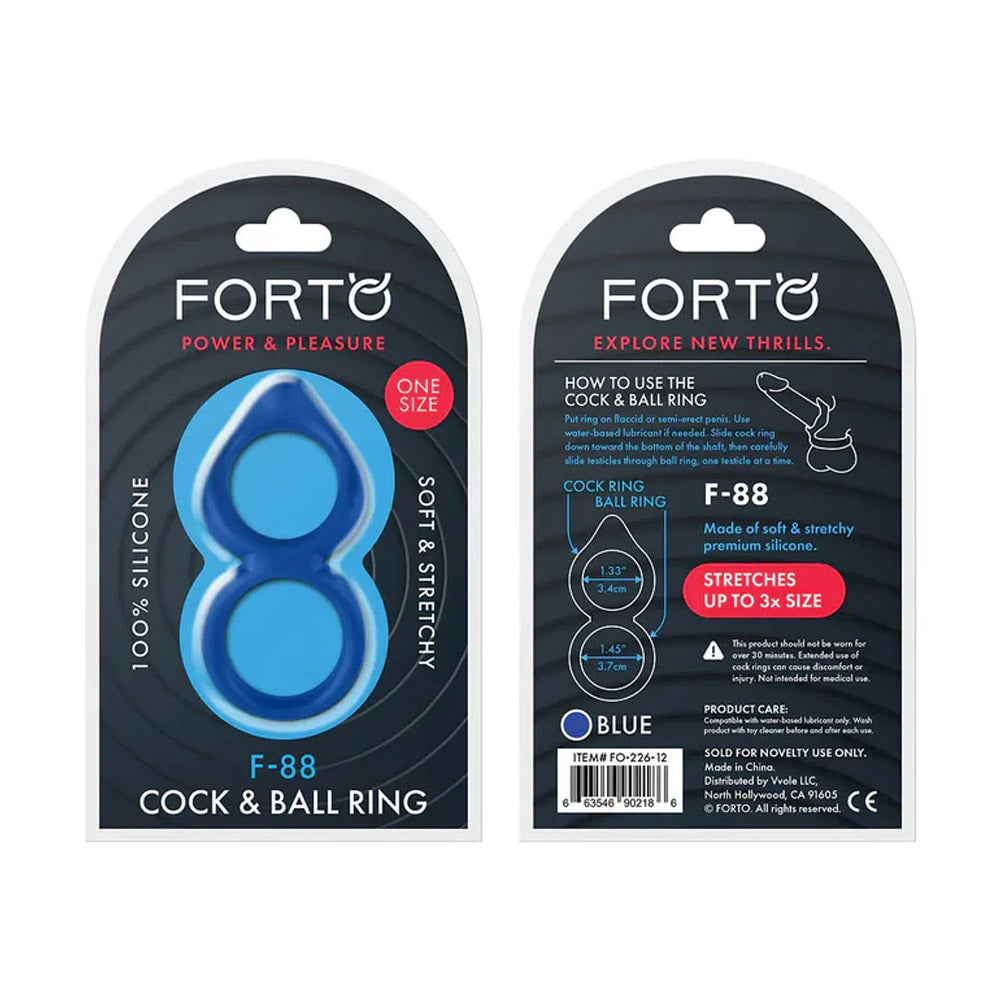 F-88 Double Cock and Balls Ring | Forto