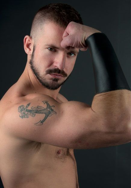 Gantelet Cuir Noir Régulier