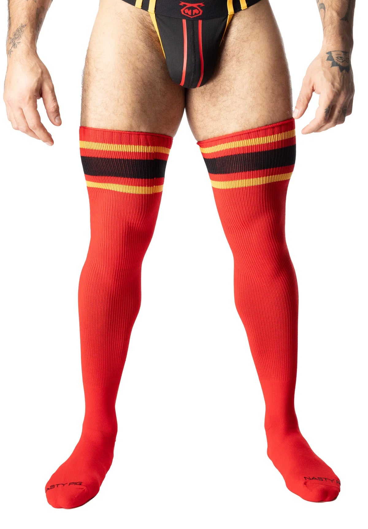 Hook'd Up Thigh High Socks | Nasty Pig