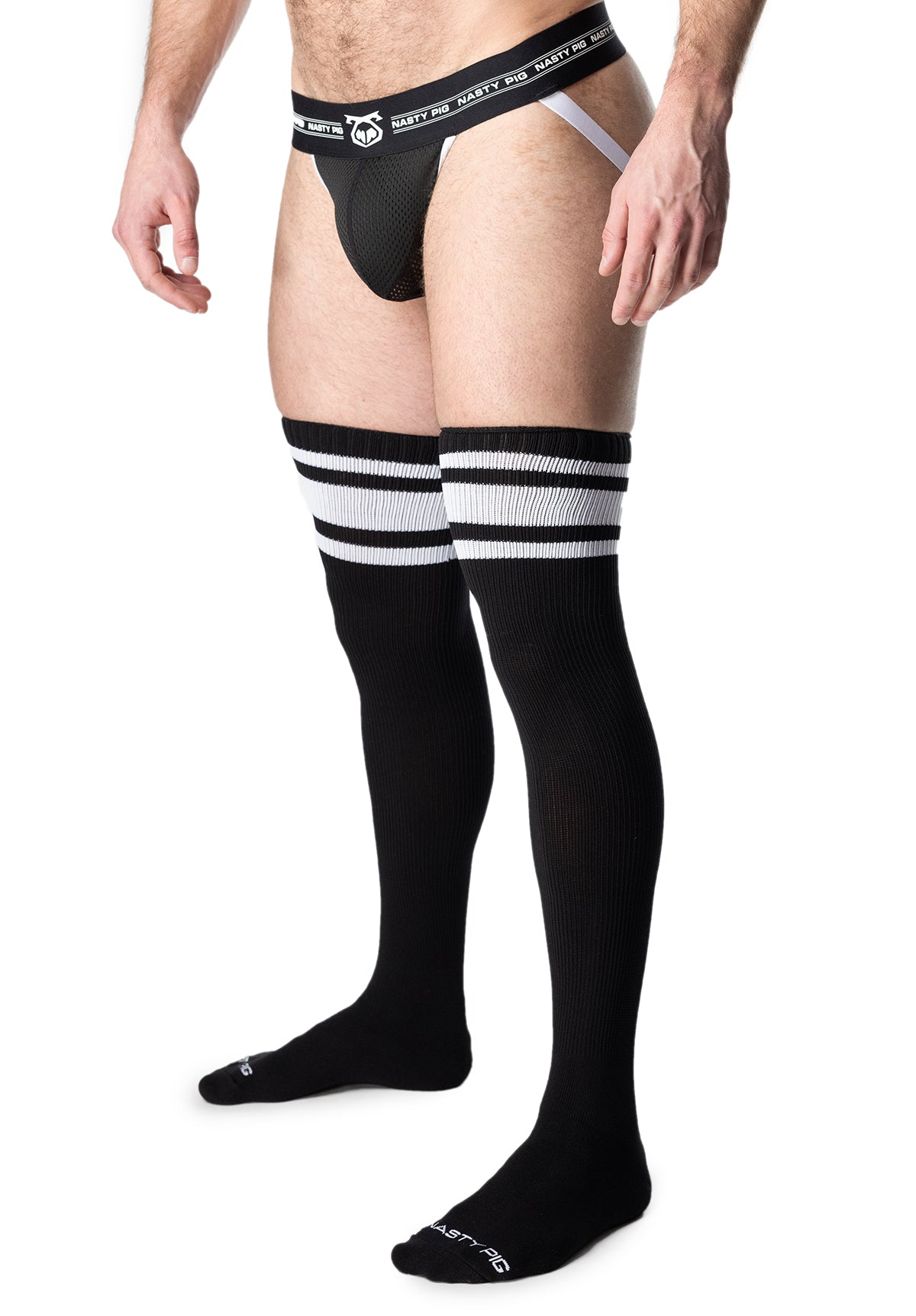 Hook'd Up Thigh High Socks | Nasty Pig