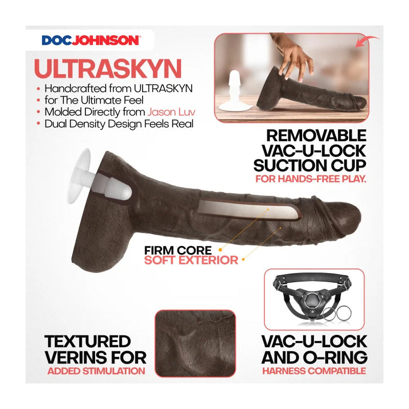Jason Luv Signature Cock Dildo 10in | Doc Johnson