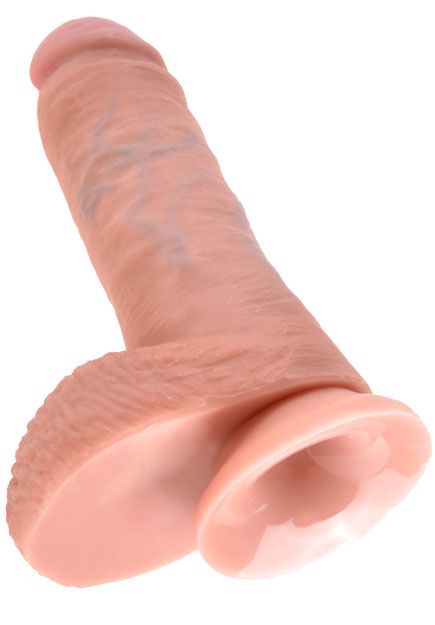 King Cock 8'' Dildo with Balls