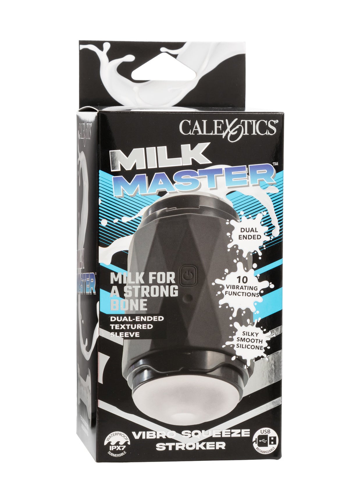 Milk Master Vibro Squeeze Stroker | California Exotics