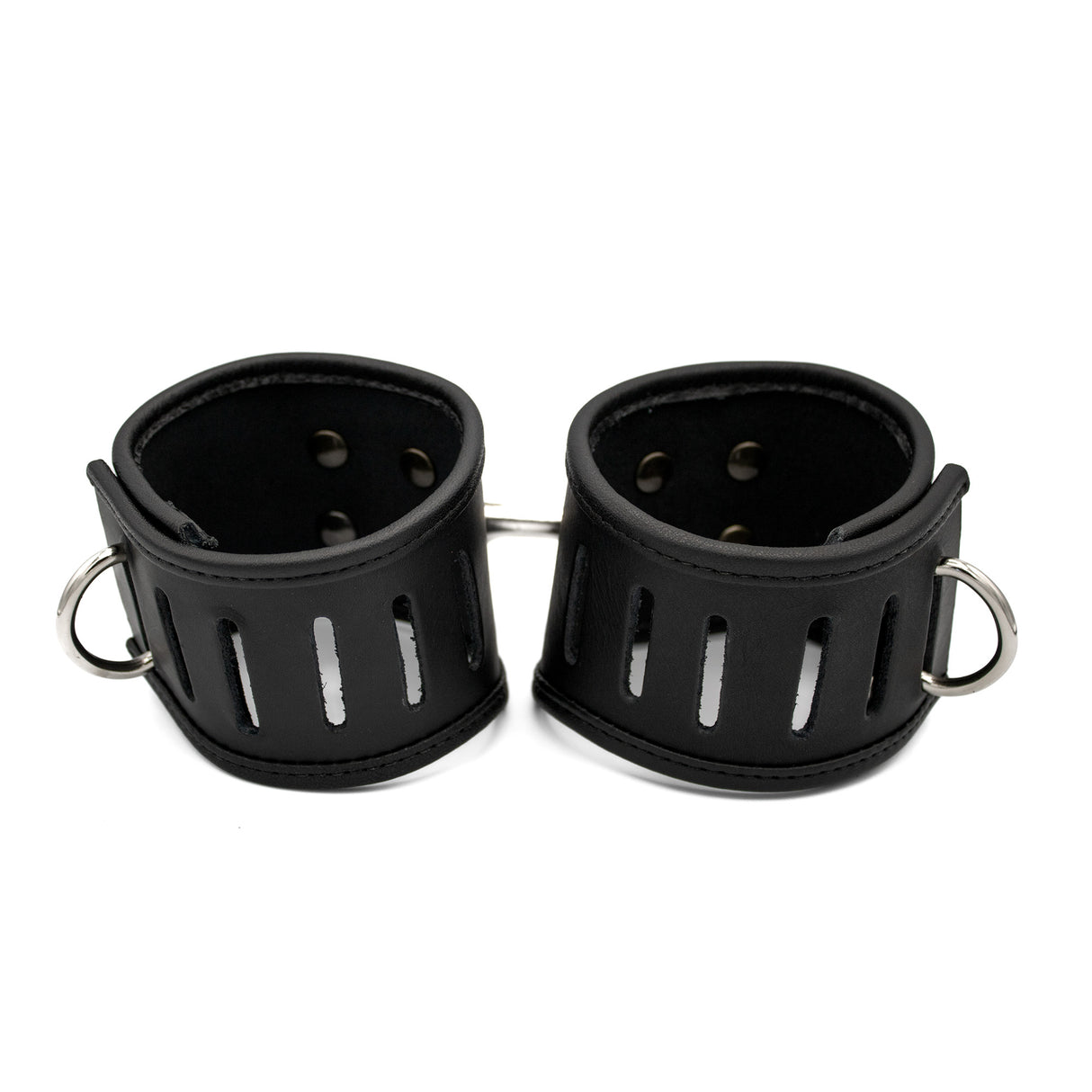 LeatherHandcuffs with D-Ring | Priape