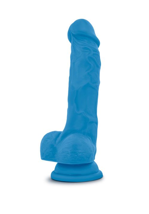 Neo Dual Density 7.5" Dildo with balls