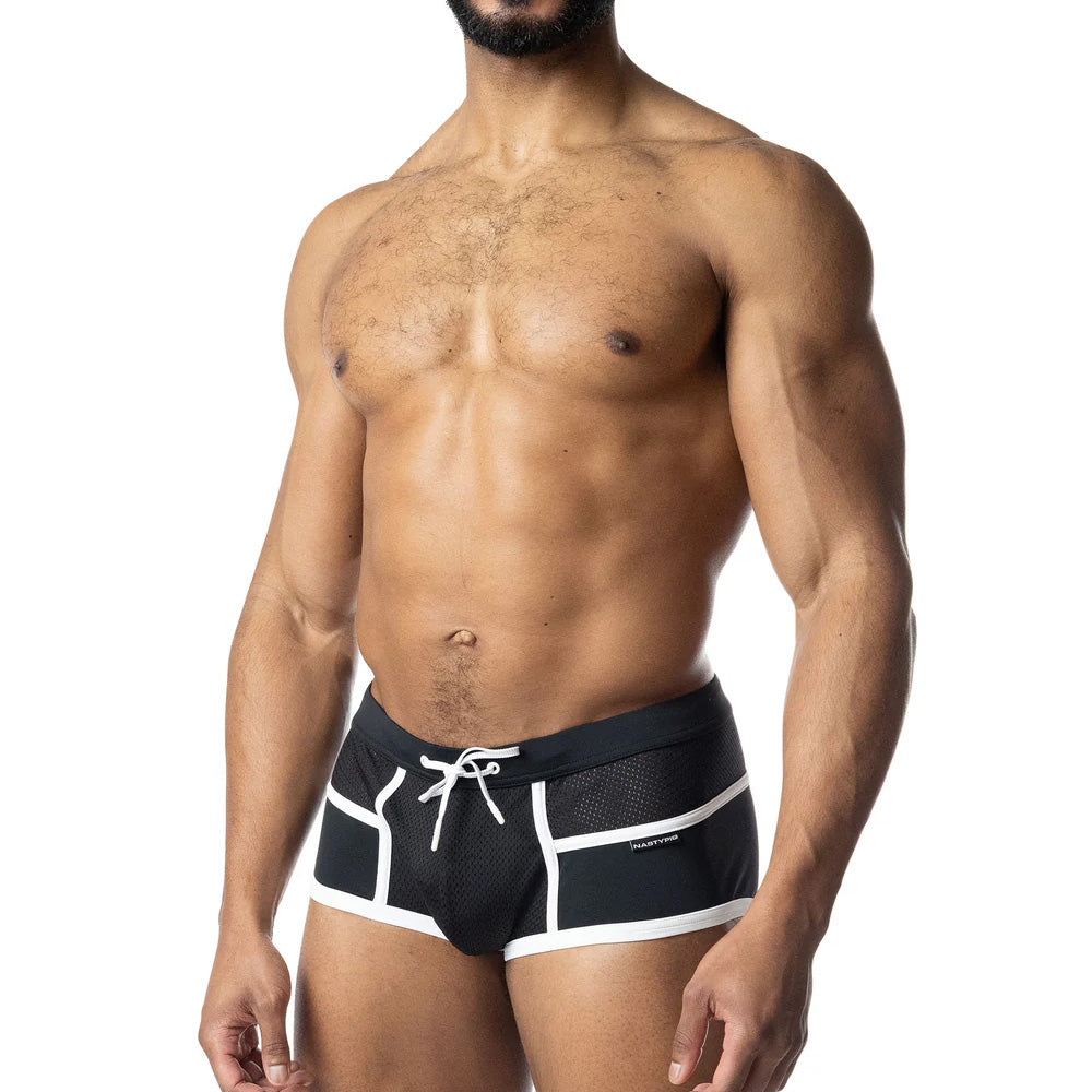 Overlay Squarecut Swimwear | Nasty Pig