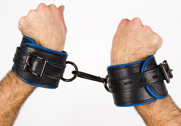 Padded Leather Handcuffs