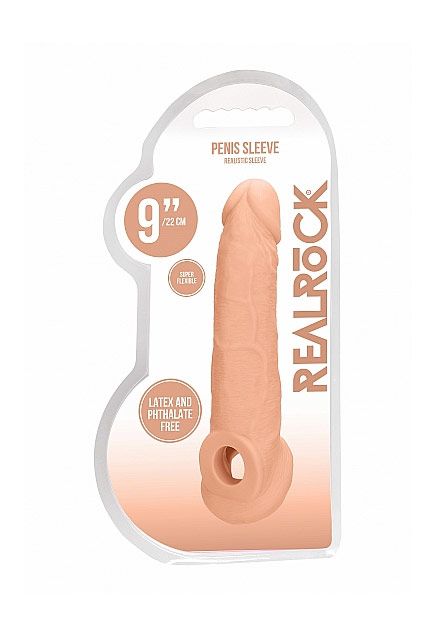 Penis Sleeve 9" RealRock