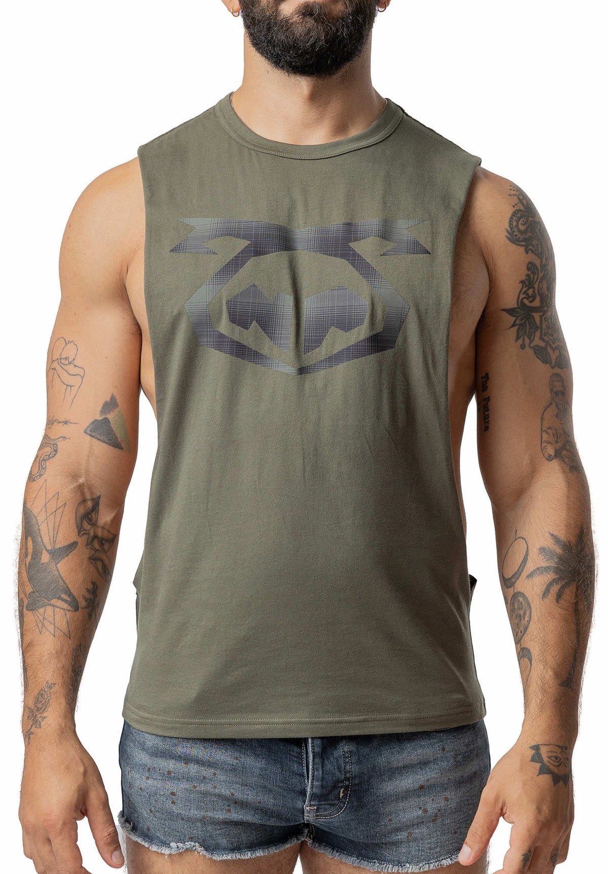 Plaid Shredder Tank Top | Nasty Pig