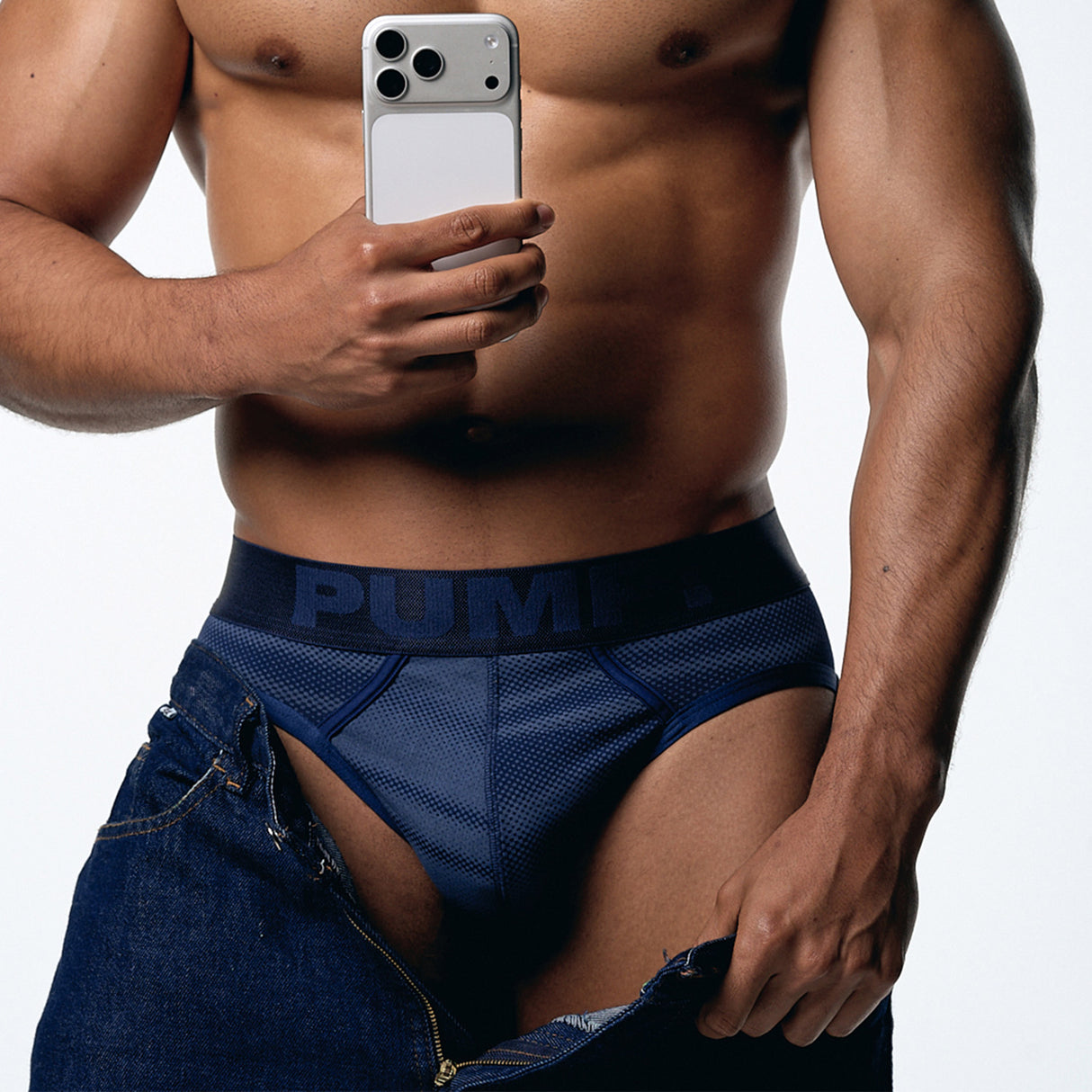 Indigo Blue Brief | PUMP! Underwear