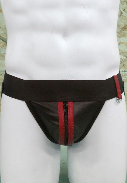 Priape Leather Jock Zip 2.0