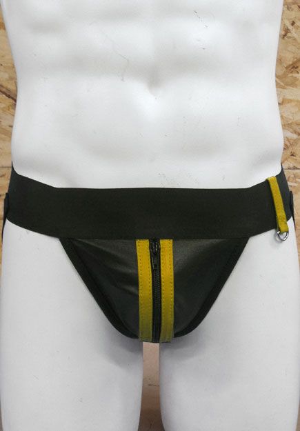 Priape Leather Jock Zip 2.0