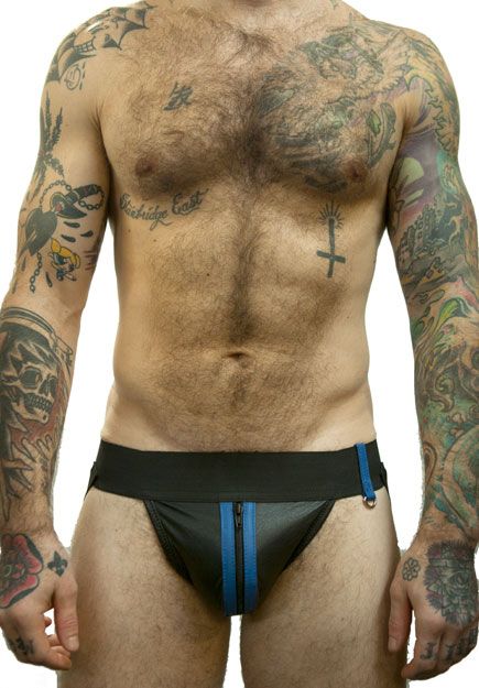 Priape Leather Jock Zip 2.0