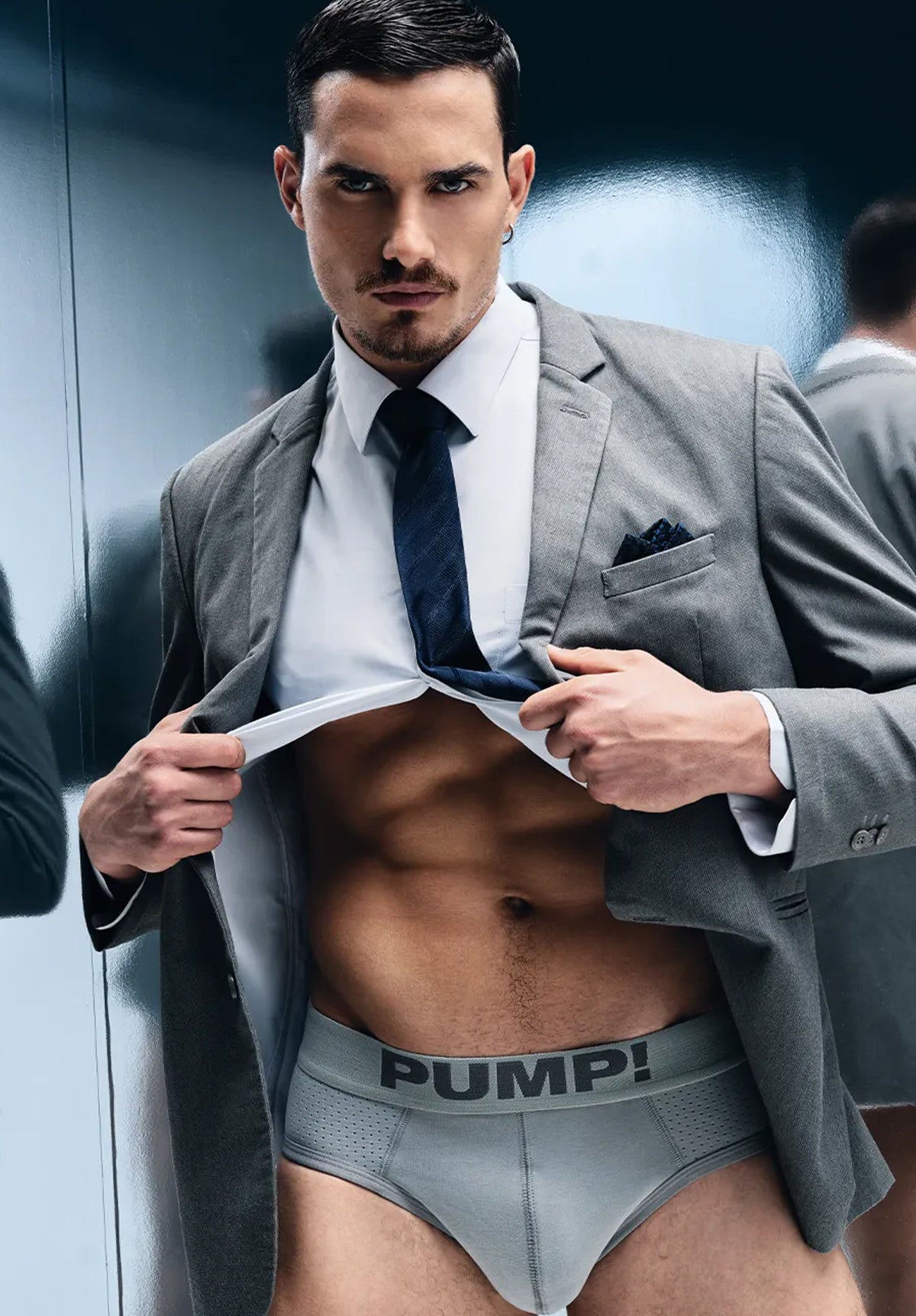 Gray Classic Brief | PUMP! Underwear