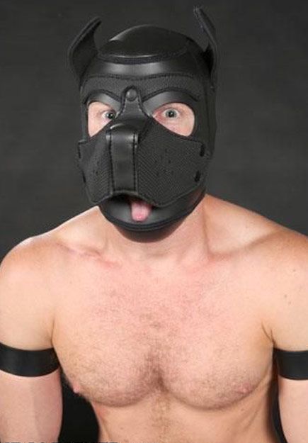 Masque de chien en néoprène