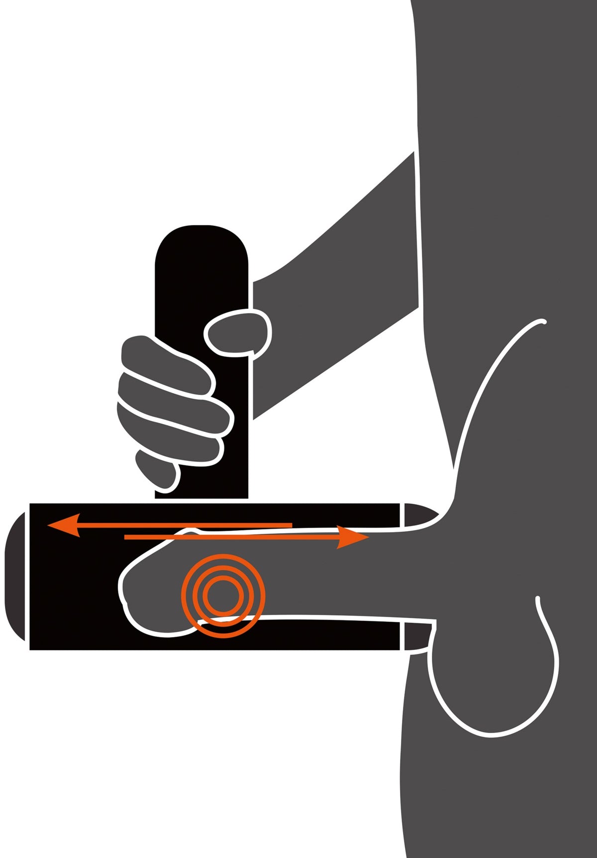 Rebel Men's Gear Stroker with 2 functions | REBEL