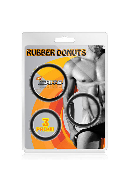 C-Rings Beignes en caoutchouc (3 pk)