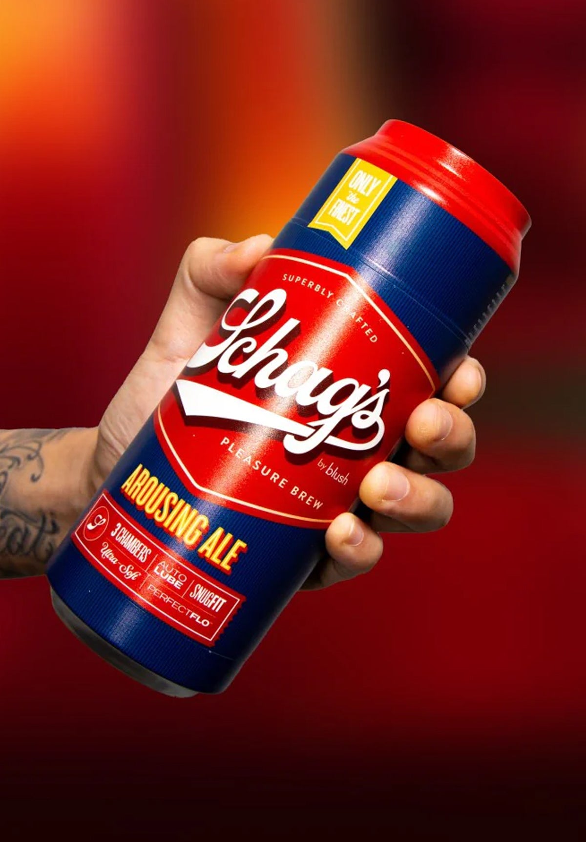 Schag's Arousing Ale Frosted Masturbator | Blush Novelties