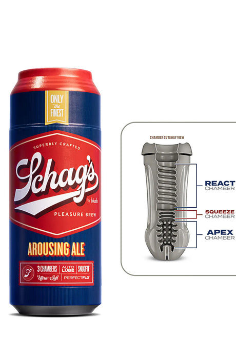 Schag's Arousing Ale Frosted Masturbator | Blush Novelties