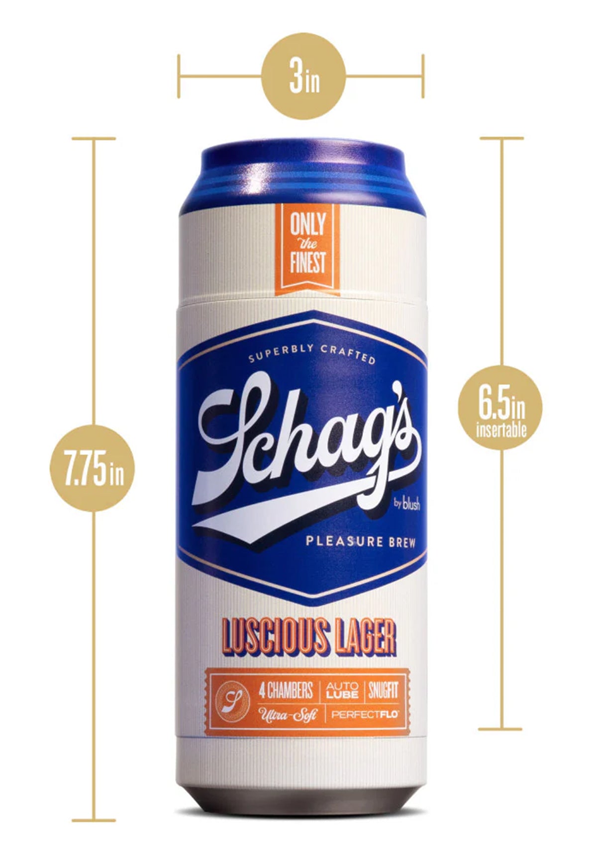 Schag's Lucious Lager Frosted Masturbator | Blush Novelties