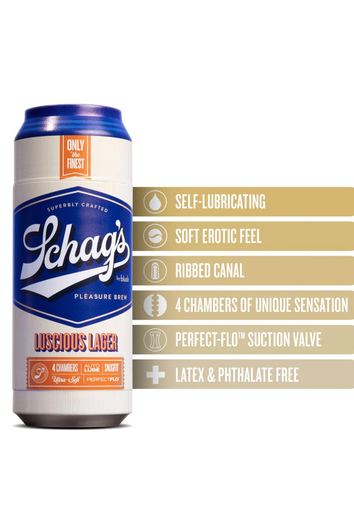 Schag's Lucious Lager Frosted Masturbator | Blush Novelties